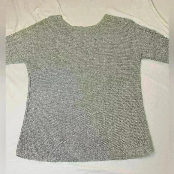 Denver Hayes 3/4 Sleeve Cable  Knit Scoop Neck Grey size XL - Picture 4 of 5